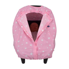 Sevi Bebe Infant Car Seat Cover - Pink Star