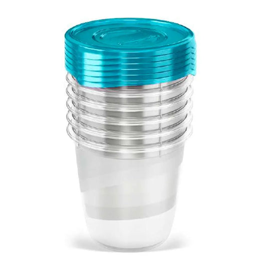 Plastimyr Food Storage, transparent - Pack of 6 Plastimyr