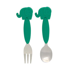 Marcus & Marcus Fork And Spoon Set Elephant