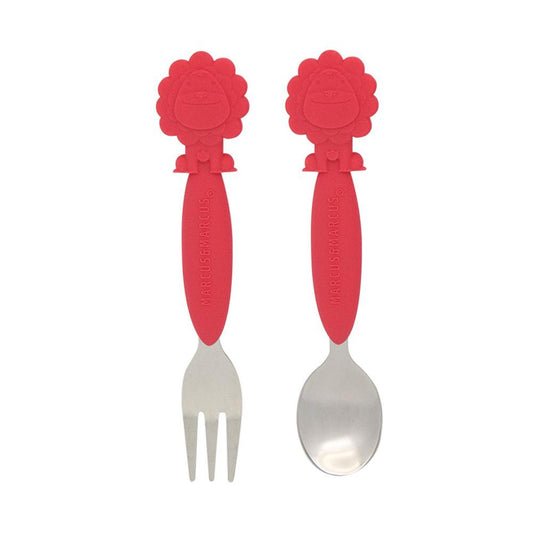 Marcus & Marcus Fork And Spoon Set Lion