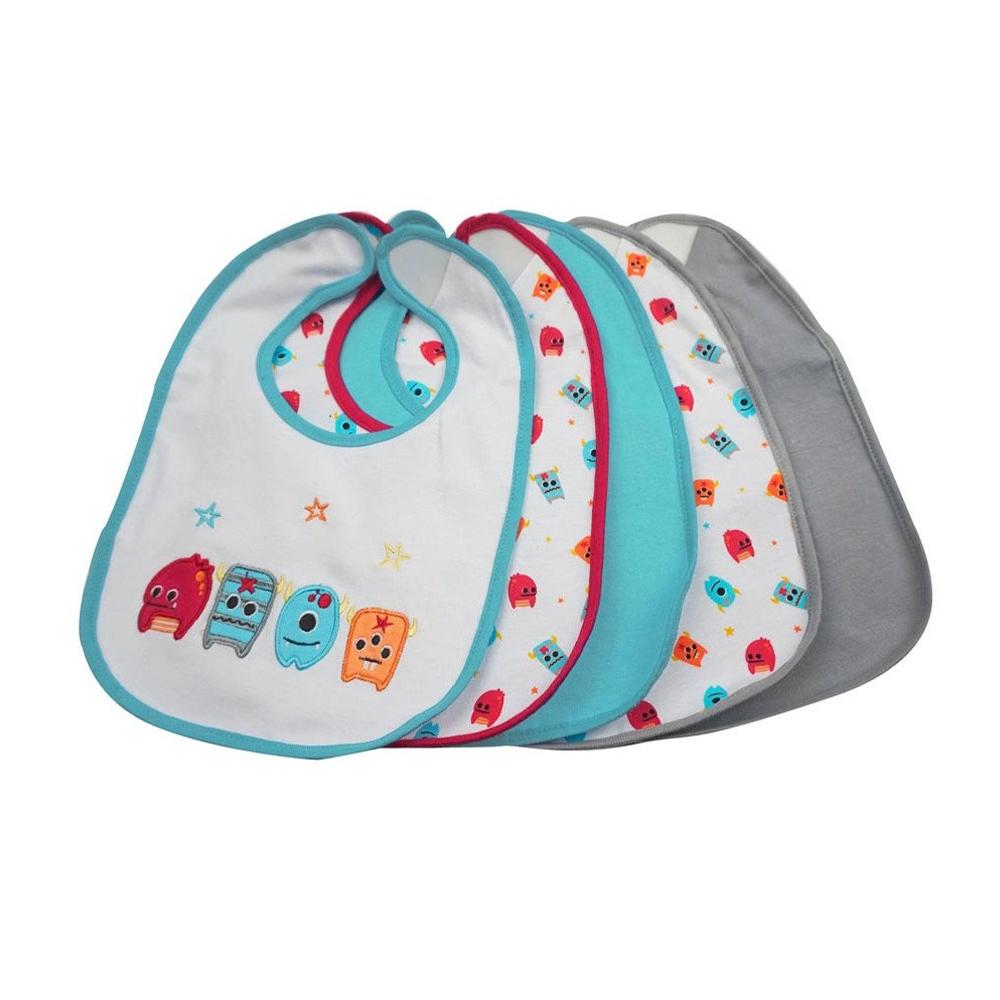 Olmitos Set 5 Bibs Monsters