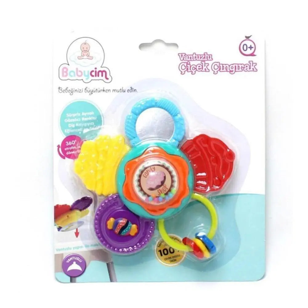 Babycim Flower Rattle Toy Baby Cim
