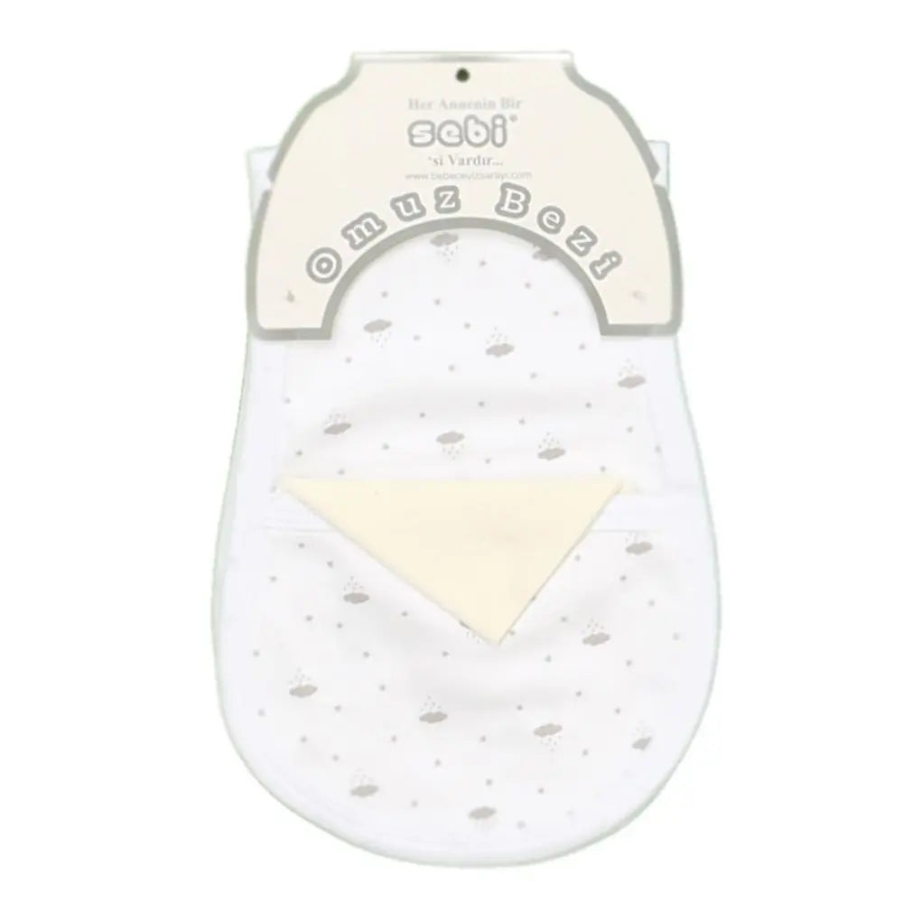 SEBI Burping Shoulder Cloth with Pocket - Grey SEBI