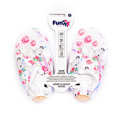 Funny Water Shoes - White Floral
