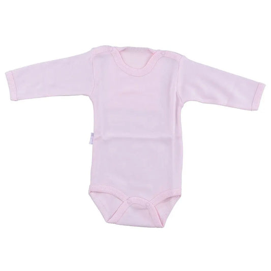 SEBI Long Sleeve Baby Bodysuit Pink SEBI