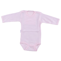 SEBI Long Sleeve Baby Bodysuit Pink