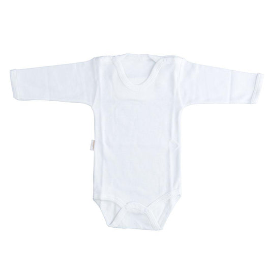 SEBI Long Sleeve Baby Bodysuit White