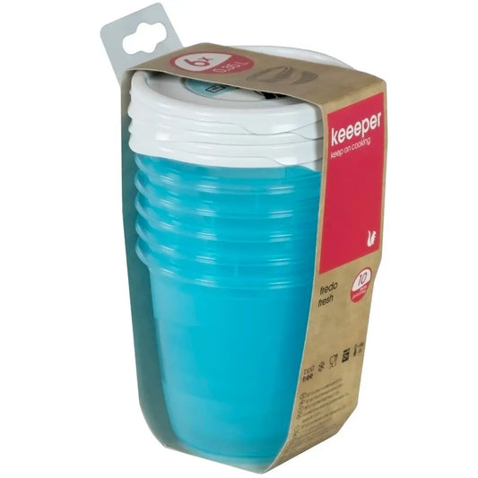 Plastimyr Food Storage Box Blue, Pack of 6 Plastimyr
