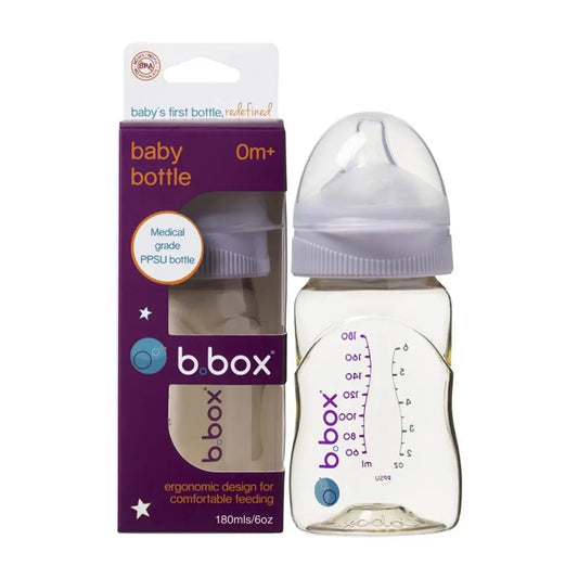 B.Box PPSU Baby Bottle Peony - 180ml B.Box