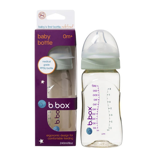 B.Box PPSU Baby Bottle Sage - 240ml