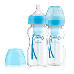 Dr Browns PP Wide-Neck Options+ Bottle:( 270 ml)- Blue - Pack of 2