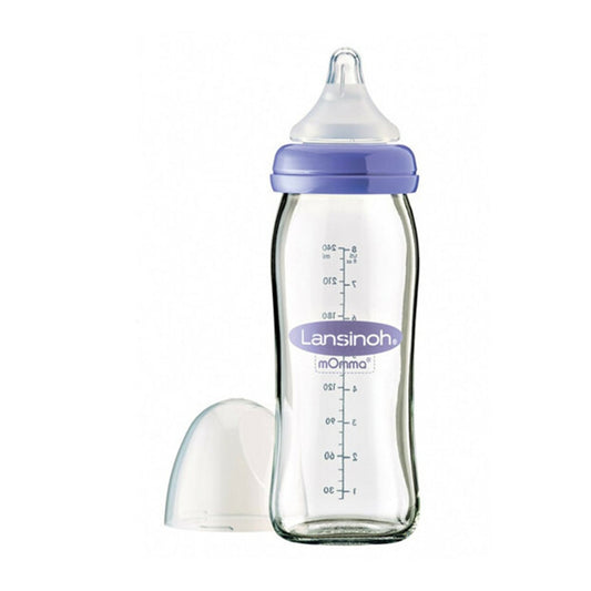 Lansinoh Glass Feeding Bottle - 240ml