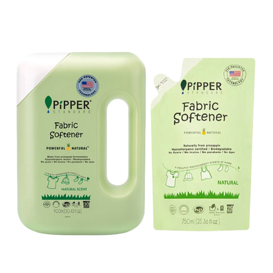 Pipper Standard Value Pack Fabric Softener Natural  (900ml + 750ml)