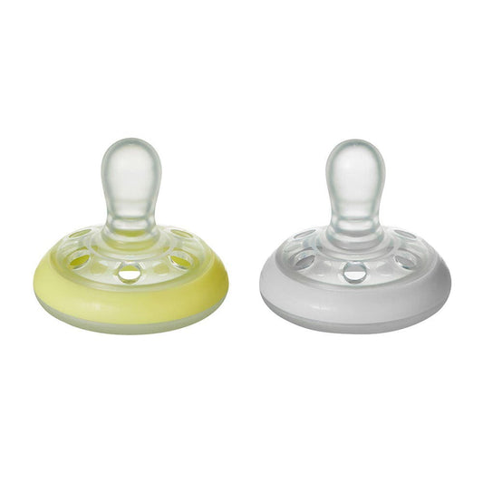 Tommee Tippee Closer To Nature Night Time Pacifier - Pack of 2