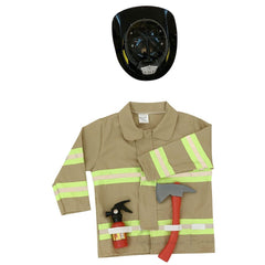 Children Firefighter Costume, beige