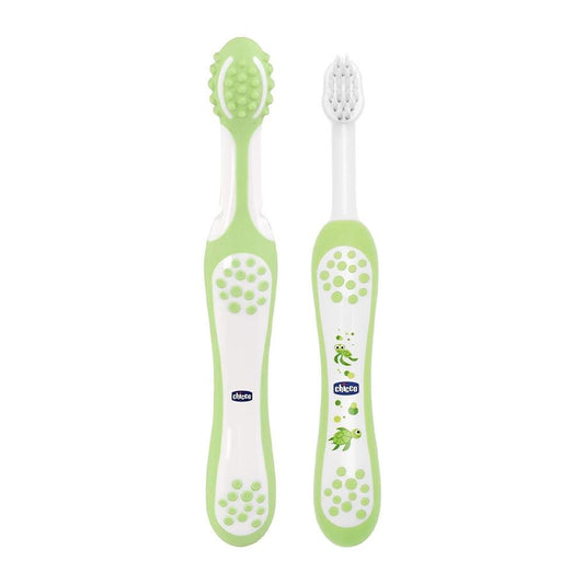 Chicco First Toothbrush - Green - 4 Months+