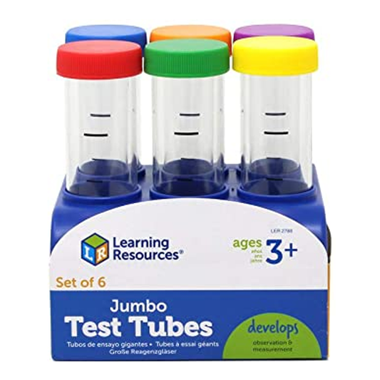 Learning Resources - Jumbo Test Tubes  -(3 years +)