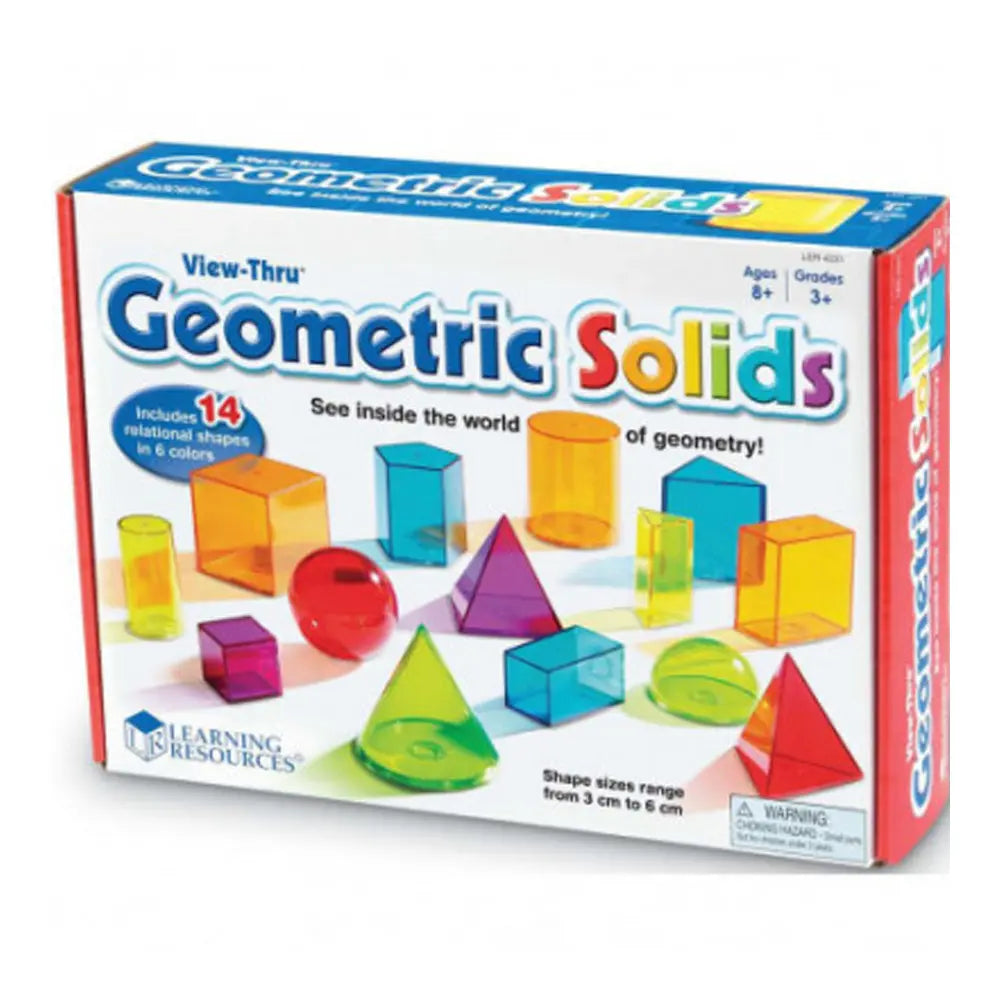 Learning Resources - View-Thru Colourful Geometric Shapes  :(6 years +) Learning Resources
