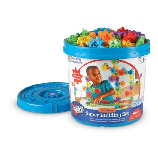 Learning Resources - Gears! Gears! Gears! Super Building Set  - (3 years +)