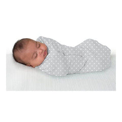 Summer Infant Swaddle Pod - Grey/White Dot - Pack of 2 - (0 to 2 months)