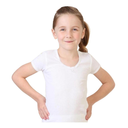 Try Girl's T-Shirt  - White
