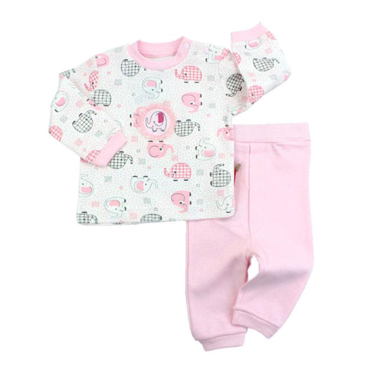 Cocopoco Baby Clothing Set - Pink Elephant
