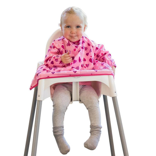 Tidy Tot Cover and Catch Bib - Pink