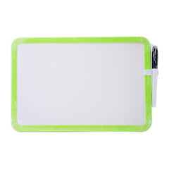 A4 Rectangular Whiteboard - Green Frame