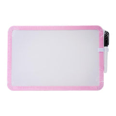 A4 Rectangular Whiteboard - Pink Frame