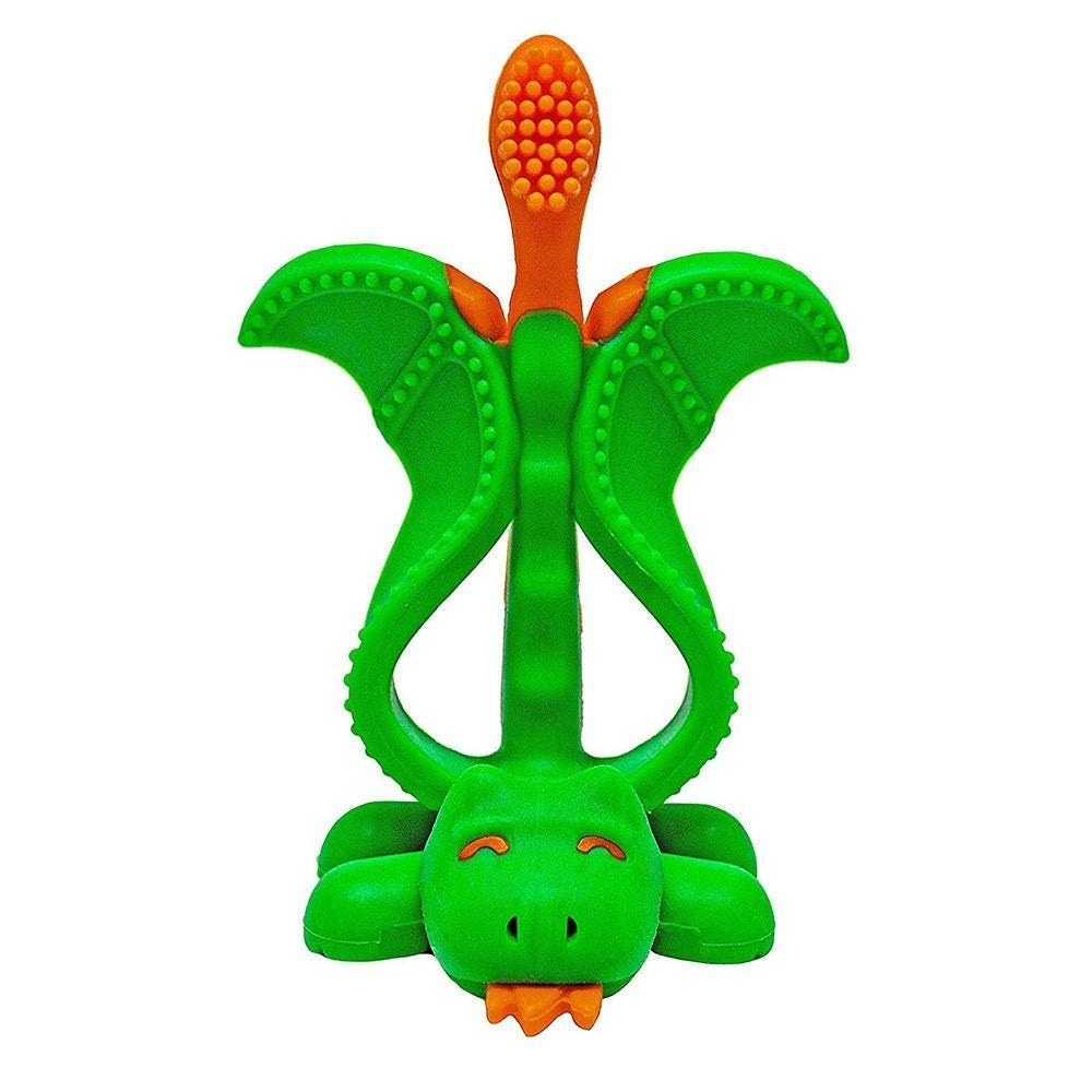 Baby Banana Training Toothbrush - Dragon -  (3 to 12 Months)