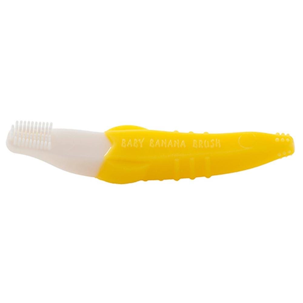Baby Banana Infant Toothbrush - Yellow - (12 to 24 Months) - Mama's First