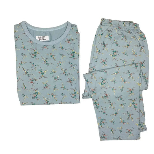Caluby Turquoise floral print Caluby