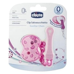 Chicco Clip with Chain - Mixed Colours