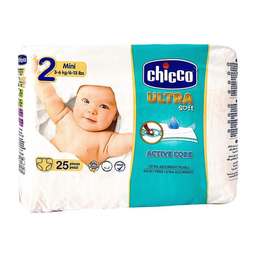 Chicco Diaper Ultra Mini 25 Diapers (3-6 KG)