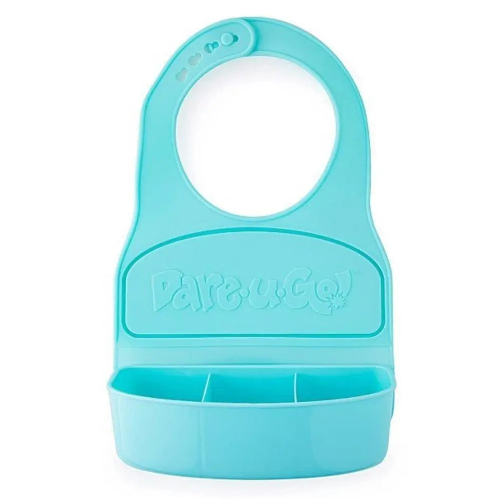 Dare-U-Go One-Piece Bib & Baby Plate  - Turquoise Dare-U-Go