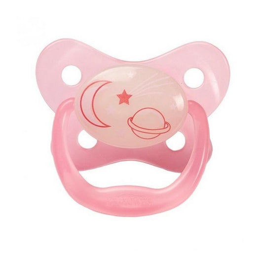 Dr Browns PreVent Glow in the Dark Butterfly Shield Pacifier - (Stage 2 ) - Pink (6-12 Months)