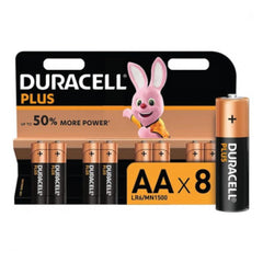 Duracell AA Battery Monet 50% Longer Power - 8 pieces