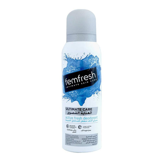 Femfresh Active Fresh Deodorant - Silver Ion - 125 ml
