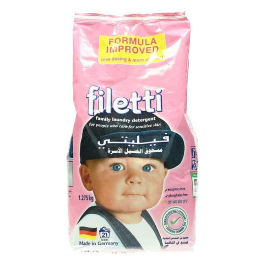 Filetti Sensitive Detergent, 1.275Kg