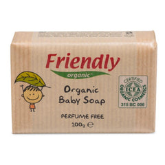 Friendly Organic Baby Soap Perfume Free -100 g