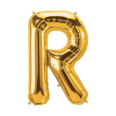 Gold Foil Balloons Alphabet Letters, not inflated