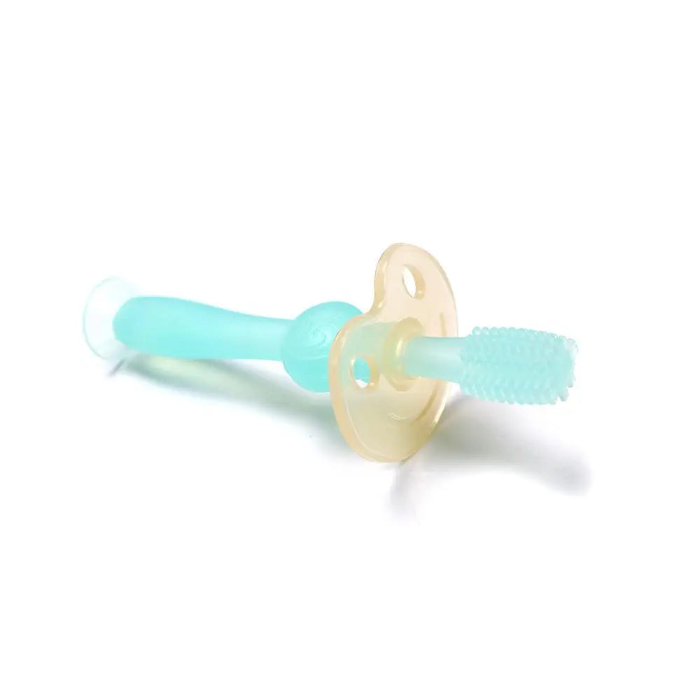 Haakaa 360° Silicone Toothbrush - 6 Months+ - Blue Haakaa
