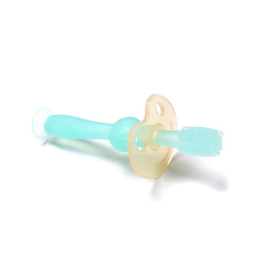 Haakaa 360° Silicone Toothbrush - 6 Months+ - Blue Haakaa