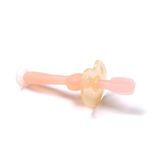 Haakaa 360° Silicone Toothbrush - 6 Months+ - Pink Haakaa