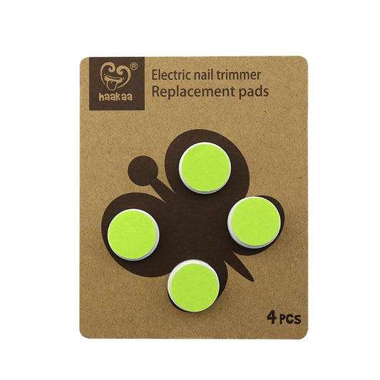 Haakaa Electric Nail Trimmer Replacement Pads - Medium Hard Green