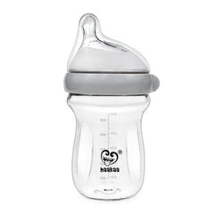 Haakaa Generation 3 Glass Baby Bottle:( 160ml )- Grey