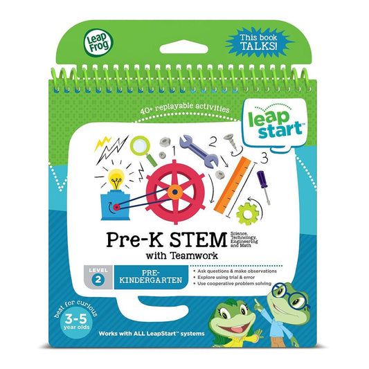 LeapFrog LeapStart Pre-Kindergarten Activity Book: (Science, Technology, Engineering and Math) and Teamwork