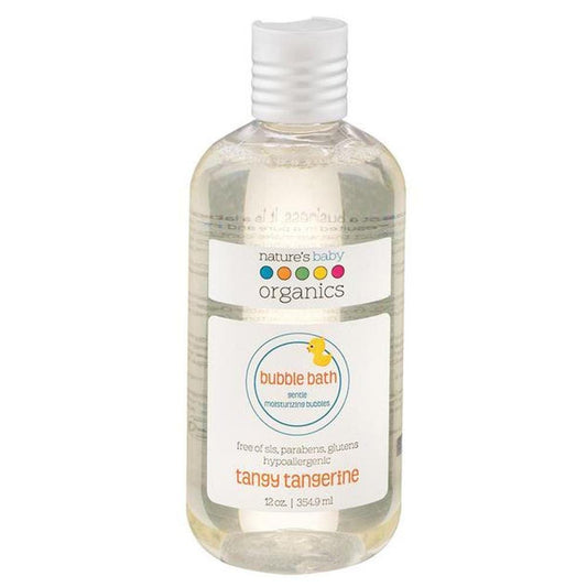 Natures Baby Organics Bubble Bath Tangy Tangerine (12oz :354.88Ml) - Mama's First