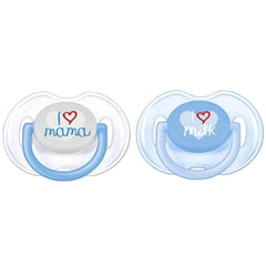 Philips Avent Soother I Love Mama,  (0-6 Months) , Pack of 2