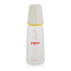 Pigeon Slim Neck Plastic Bottle White Cap - 200 Ml - Yellow